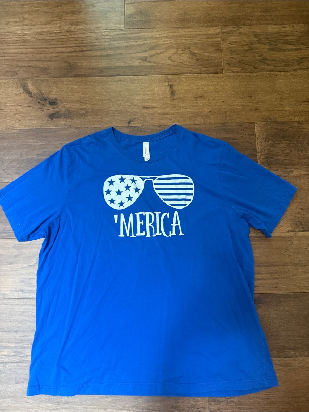 Blue 'Merica Graphic Tee for Men